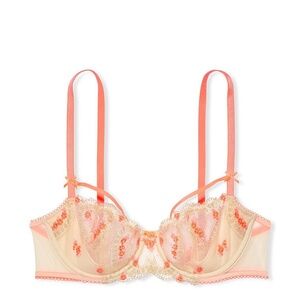 Victoria's Secret Wicked Unlined Heart Embroidery Balconette Bra 26415810 Color